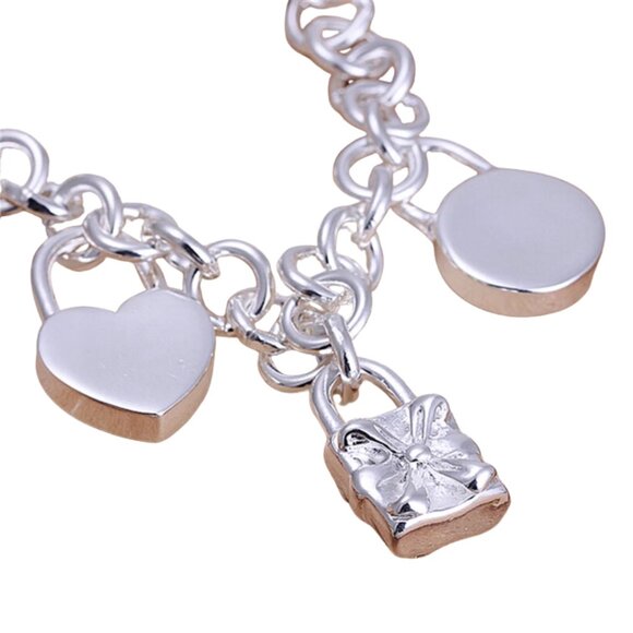 NWT STERLING CHARM BRACELET LOBSTER CLASP - Picture 4 of 5